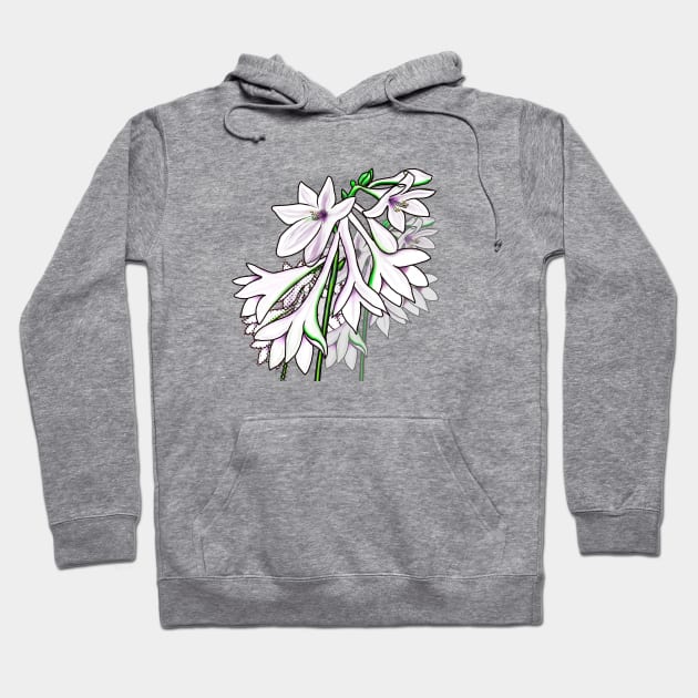 Hosta Bouquet Hoodie by Kirsty Topps